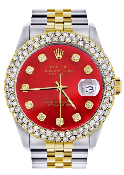 red and gold diamond rolex